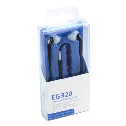 Galaxy Stereo Earphone Headset with Mic and Vol Control (Black)